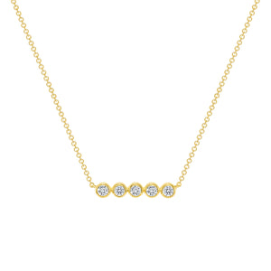 Caitlyn Rose | 14k & Diamond Blossom Necklace