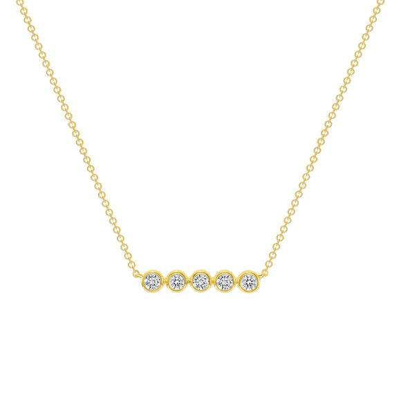 Caitlyn Rose | 14k & Diamond Blossom Necklace