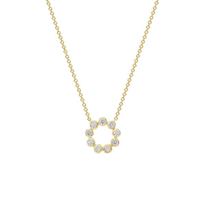 Caitlyn Rose | 14k & Diamond Blossom Necklace